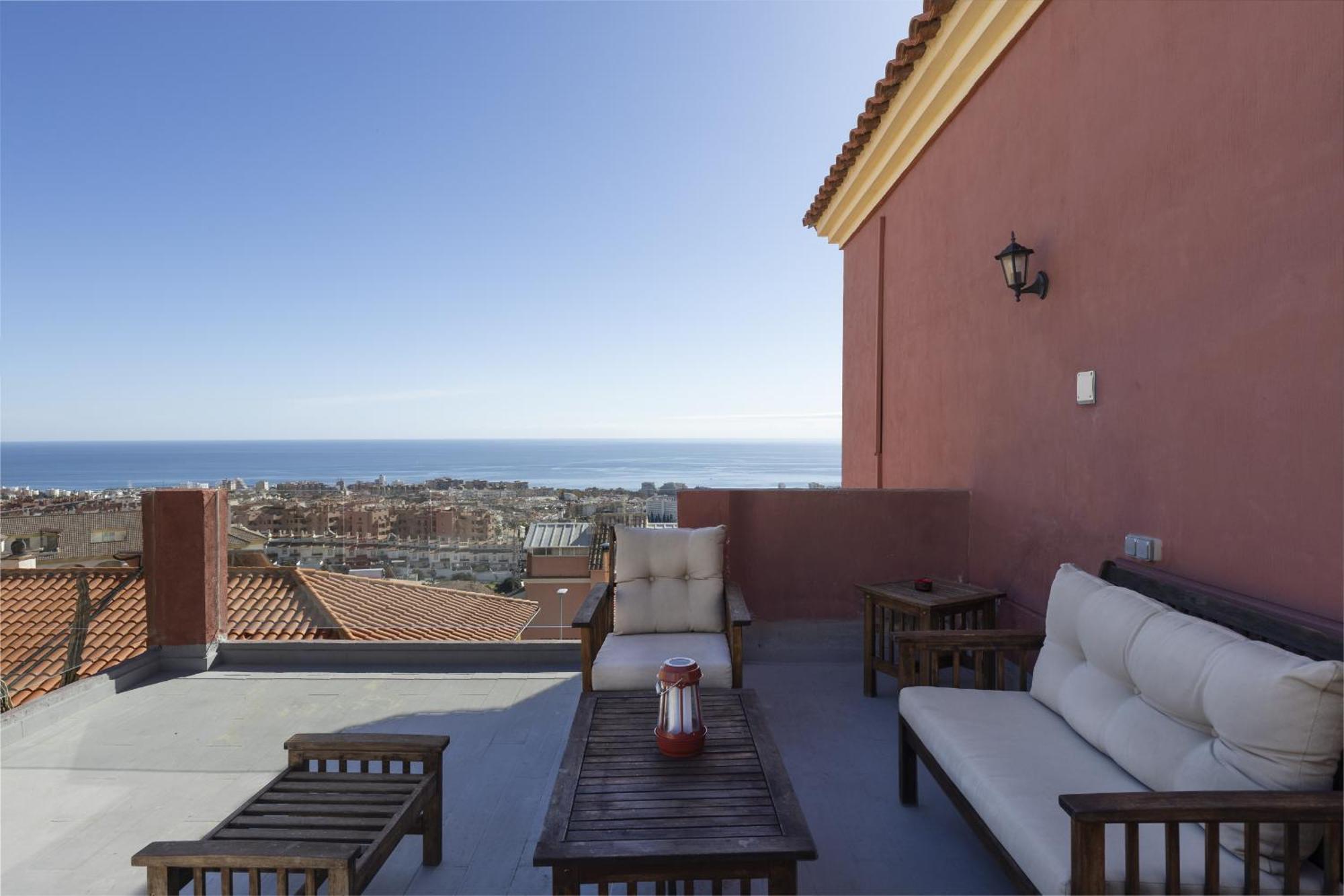 Peaceful Studio With Amazing Sea Views And Free Parking Benalmádena Exterior foto